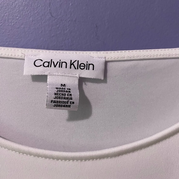 Calvin Klein white formal blouse - Picture 4 of 7